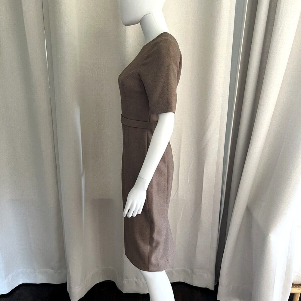 Jason Wu Beige Structured Sheath Short Sleeve Dre… - image 7